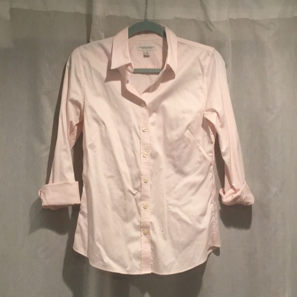 Button up light pink shirt